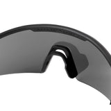 Milwaukee Anti-Fog Polarized Wrap Around Safety Glasses Silver Mirror Lens Black Frame 1 pair