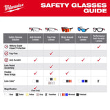 Milwaukee Full Frame Safety Glasses Brown Lens Black Frame 1 pair