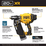 DeWalt 20V MAX XR Cordless 21 deg Collated Duplex Nailer Tool Only