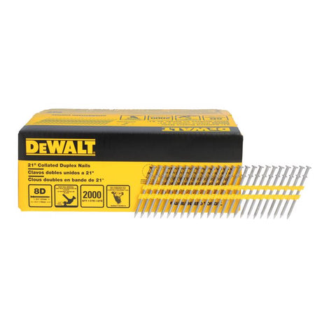 DeWalt Plastic Strip Coated Nails 21 deg 2000 pk