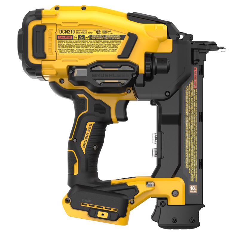 DeWalt 20V MAX XR 18 Ga. Cordless Brad Nailer Tool Only