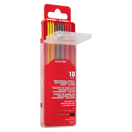 Milwaukee 5.625 in. L Replacement Leads Assorted 10 pc
