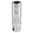 Milwaukee 5/8 in. X 3/8 in. drive SAE 6 Point Spark Plug Socket 1 pc