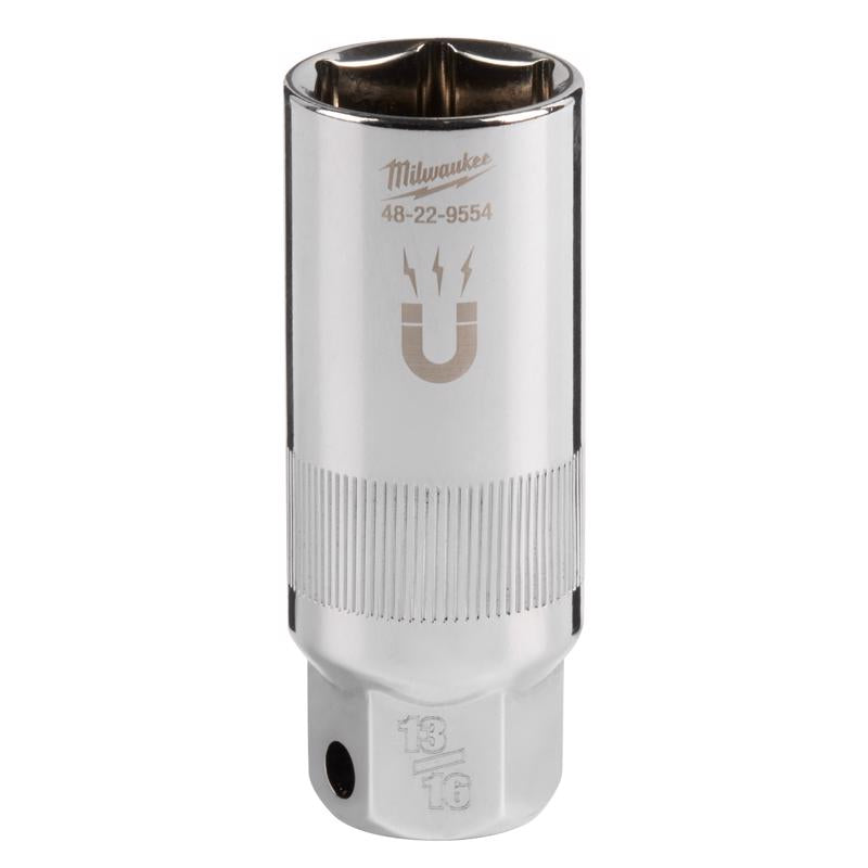 Milwaukee 13/16 in. X 3/8 in. drive SAE 6 Point Spark Plug Socket 1 pc