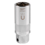 Milwaukee 13/16 in. X 3/8 in. drive SAE 6 Point Spark Plug Socket 1 pc