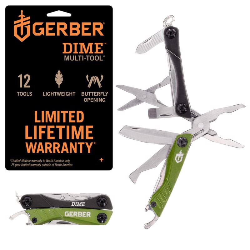 Gerber Dime Black/Green Multi Tool