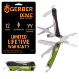 Gerber Dime Black/Green Multi Tool