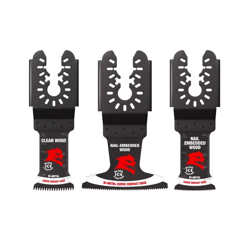 Diablo Demo Demon Bi-Metal Oscillating Blade Set 3 pc