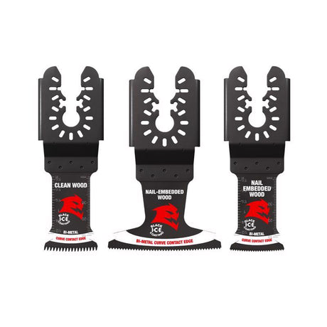 Diablo Demo Demon Bi-Metal Oscillating Blade Set 3 pc