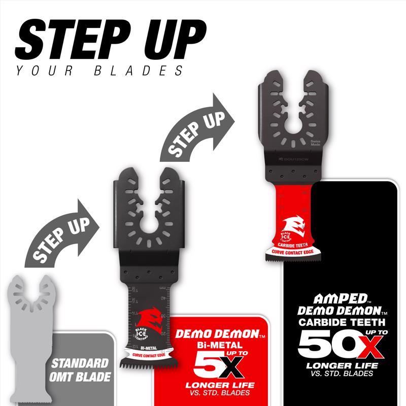 Diablo Demo Demon 2-1/8 in. L X 1-1/4 in. W Carbide Oscillating Blade 1 pk