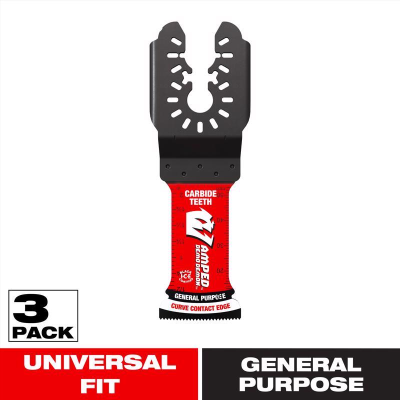 Diablo Demo Demon 2-1/8 in. L X 1-1/4 in. W Carbide Oscillating Blade 3 pk