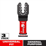 Diablo Demo Demon 2-1/8 in. L X 1-1/4 in. W Carbide Oscillating Blade 3 pk