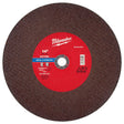 Milwaukee 14 in. D X 1 in. X 1/8 in. thick Metal Cut-Off Wheel 1 pc