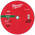 Milwaukee 10 in. D X 5/8 in. X 1/8 in. thick Masonry Cut-Off Wheel 1 pc