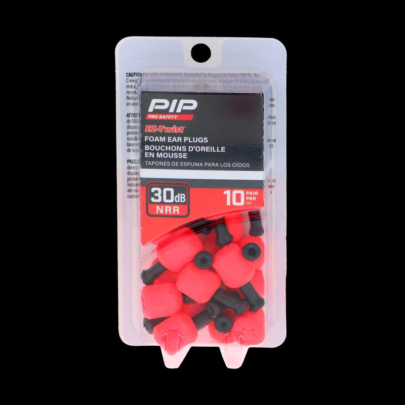 EZ-Twist Disposable Ear Plugs Red 10 pc