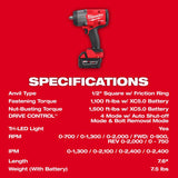 Milwaukee M18 FUEL 1/2 in. High Torque Impact Wrench Kit