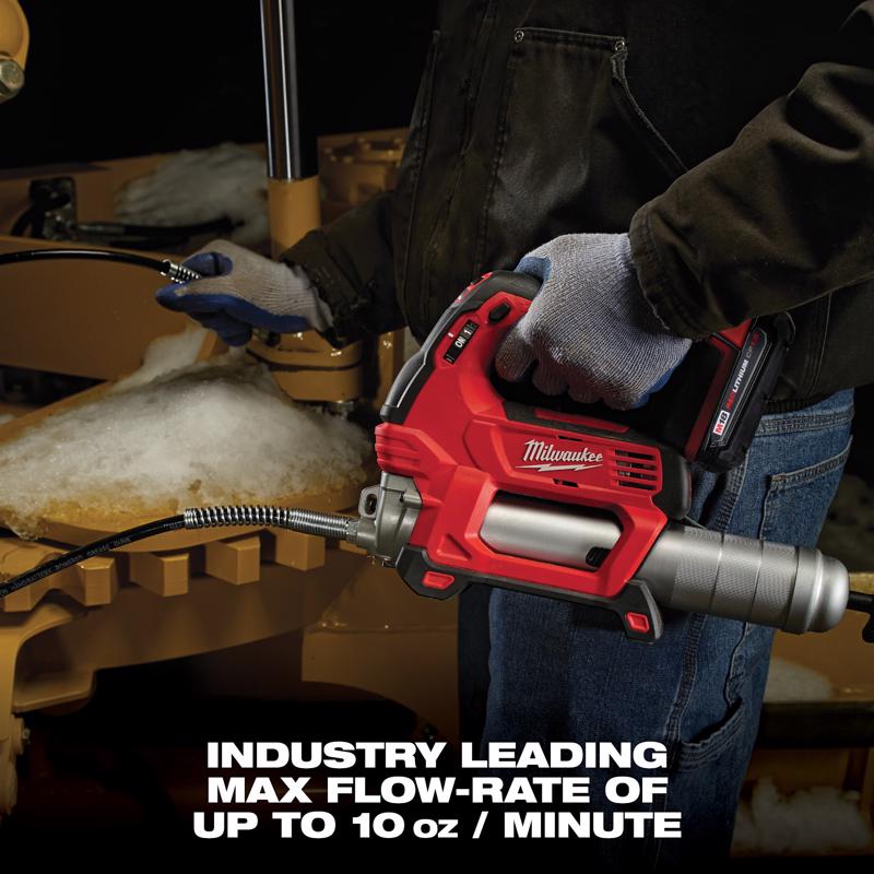 Milwaukee M18 Grease Gun w 5Ah Battery