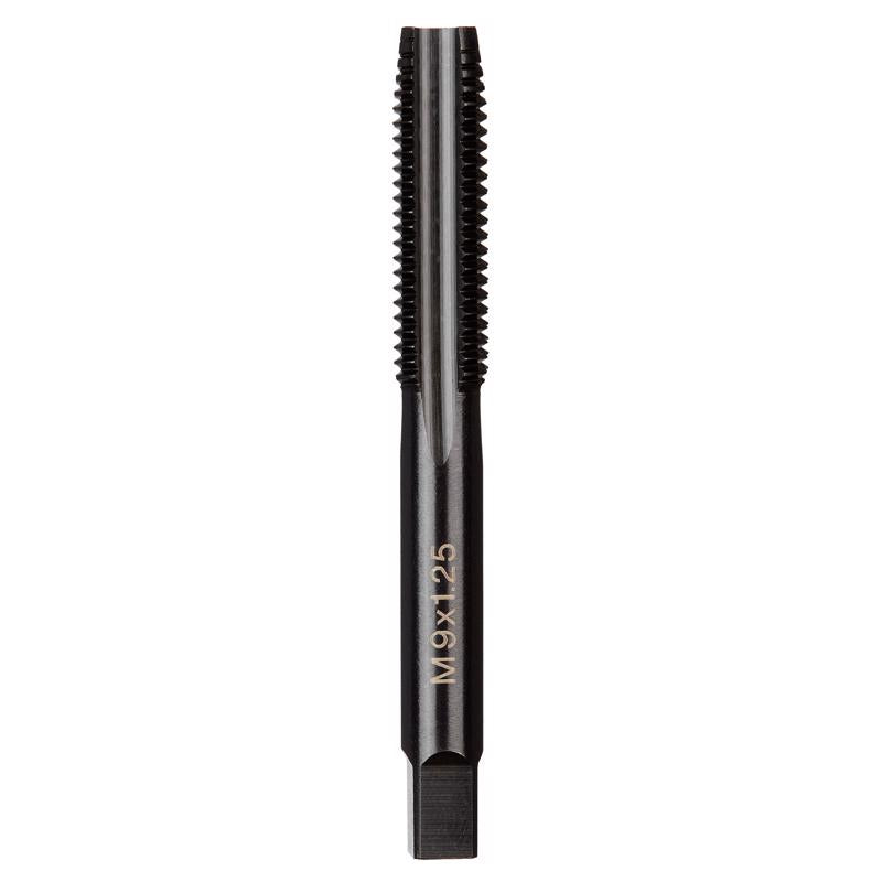 Milwaukee High Carbon Steel Metric Straight Plug Tap M9-1.25 mm 1 pc