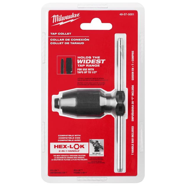 Milwaukee T-Handle T-Handle Tap Wrench 1/4  1/2 in. 1 pc