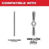 Milwaukee T-Handle T-Handle Tap Wrench 1/4  1/2 in. 1 pc