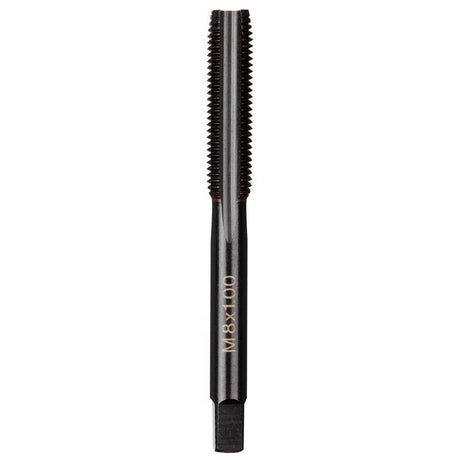 Milwaukee High Carbon Steel Metric Straight Plug Tap M8-1.0 mm 1 pc