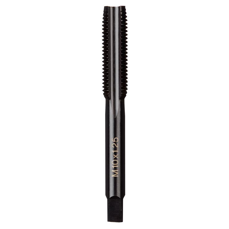 Milwaukee High Carbon Steel Metric Straight Plug Tap M10-1.25 mm 1 pc