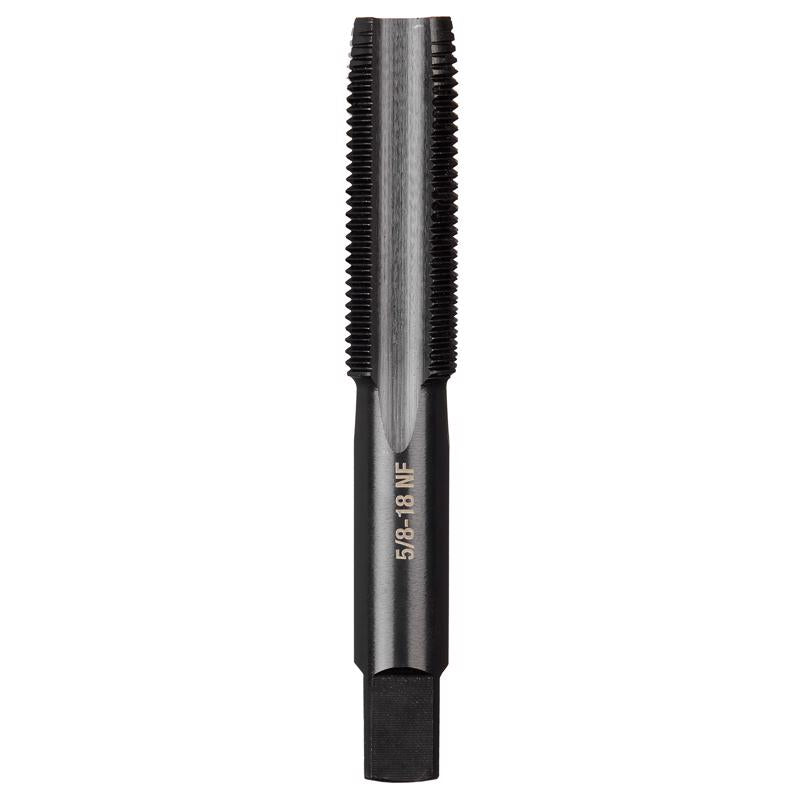 Milwaukee High Carbon Steel SAE Straight Plug Tap 5/8-18 NF 1 pc