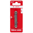 Milwaukee High Speed Steel SAE Thread Gauge 1 pc