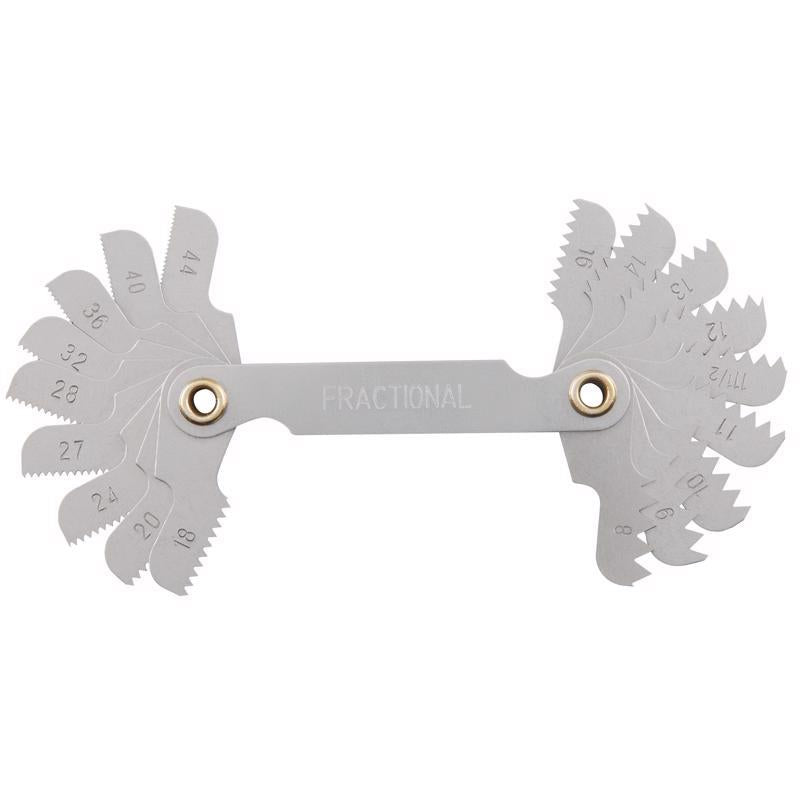 Milwaukee High Speed Steel SAE Thread Gauge 1 pc