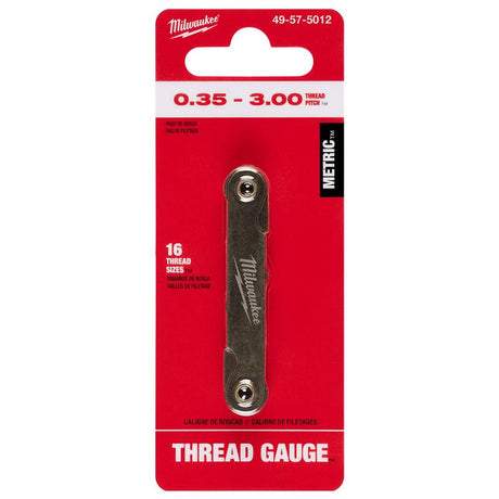 Milwaukee Metric Thread Pitch Gauge 1 pc