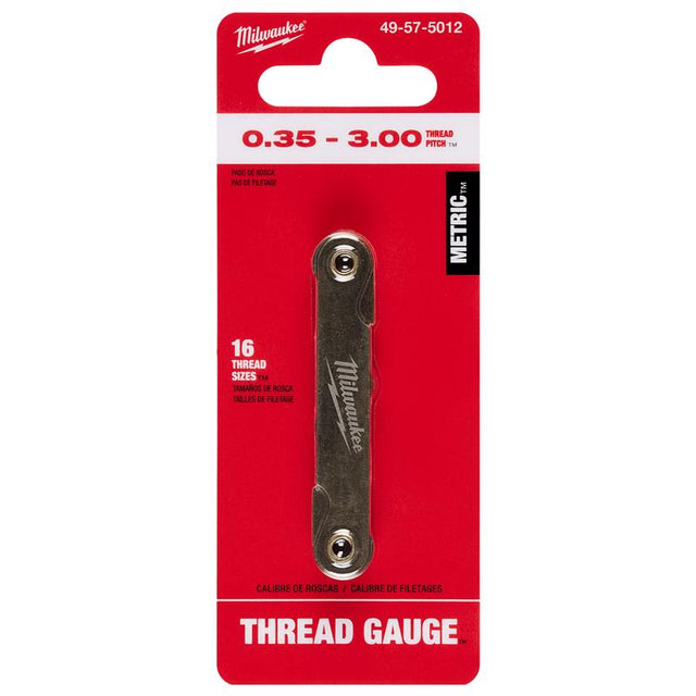 Milwaukee Metric Thread Pitch Gauge 1 pc
