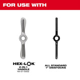 Milwaukee High Carbon Steel Metric Hexagon Die M5-0.8 mm 1 pc