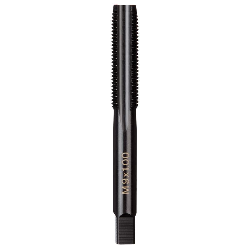 Milwaukee High Carbon Steel Metric Straight Plug Tap M9-1.0 mm 1 pc