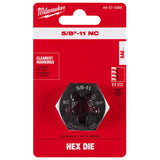 Milwaukee High Carbon Steel SAE NC Hexagon Die 5/8-11 NC 1 pc
