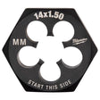 Milwaukee High Carbon Steel Metric Hexagon Die M14-1.5 mm 1 pc