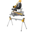 DEWALT 12-Inch Sliding Compound Miter Saw, Double Bevel with DEWALT Miter Saw Stand, Heavy Duty