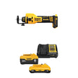 DEWALT 20V MAX* XR Brushless Drywall Cut-Out Tool  with 20V MAX* 4 Ah and 6 Ah Battery & Charger Kit