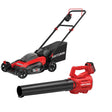 CRAFTSMAN V20* 2x20V MAX* 20-in.  Push Mower with CRAFTSMAN V20* Cordless Axial Leaf Blower Kit