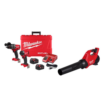 M18 FUEL Hammer Drill, Impact Driver, and Blower Kit