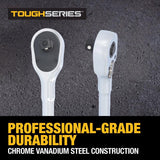 DeWalt Toughseries 3/8 in. drive Quick-Release Ratchet 144 teeth