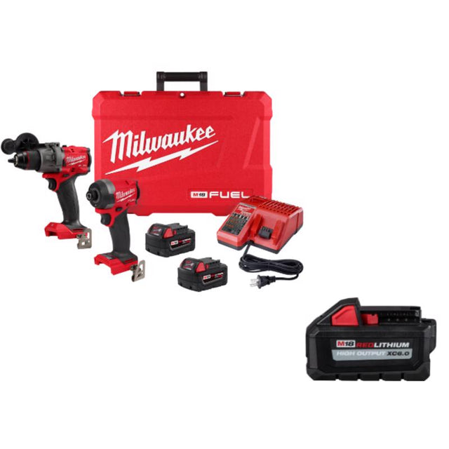 M18 FUEL Drill/Impact w 6Ah Battery Pack Bundle
