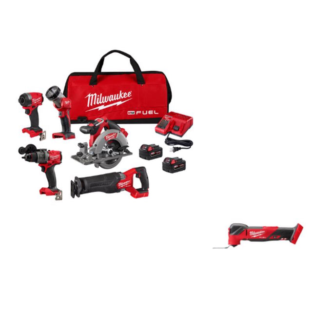 M18 FUEL 6-Tool Combo Kit with Brushless Oscillating Multi-Tool Bare Tool