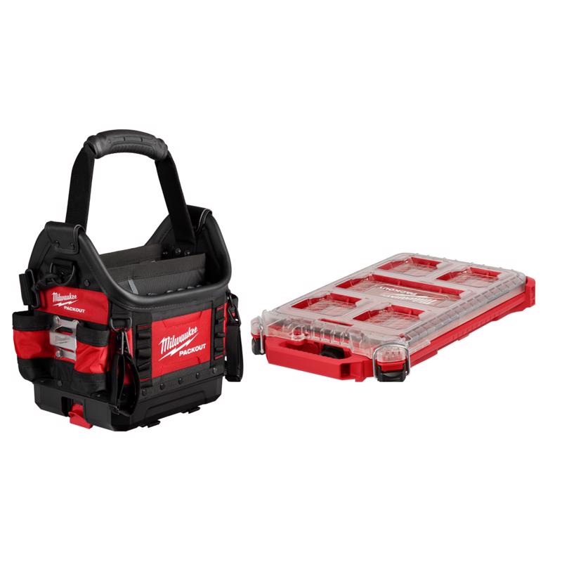 PACKOUT 10 in Structured Tote and Compact Organizer Tool Box