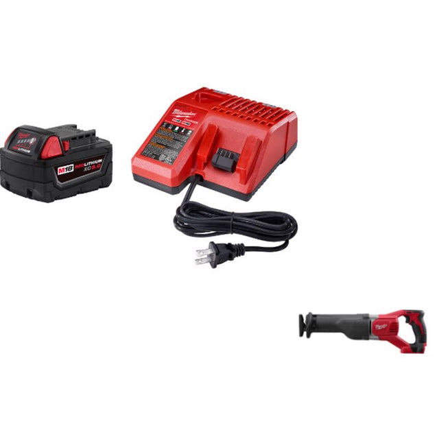 M18 Reciprocating Saw Sawzall with 5Ah Battery & Charger Bundle