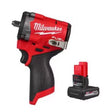 M12 FUEL Stubby 3/8 Impact Wrench w 5Ah Battery Pack