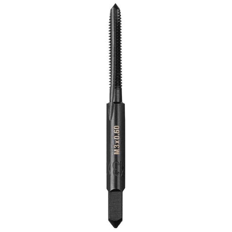 Milwaukee High Carbon Steel Metric Straight Plug Tap M3-0.6 mm 1 pc