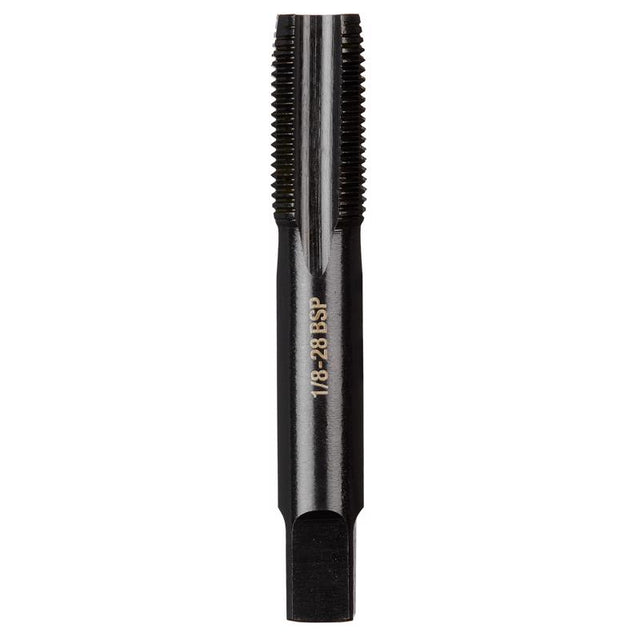 Milwaukee High Carbon Steel SAE Straight Taper Tap 1/8-28 BSP 1 pc