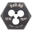 Milwaukee High Carbon Steel Metric Hexagon Die M5-0.9 mm 1 pc