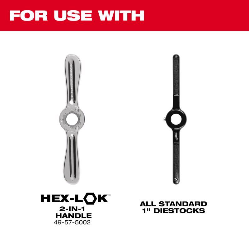 Milwaukee High Carbon Steel Metric Hexagon Die M5-0.9 mm 1 pc
