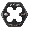 Milwaukee High Carbon Steel Metric Hexagon Die M11-1.5 mm 1 pc